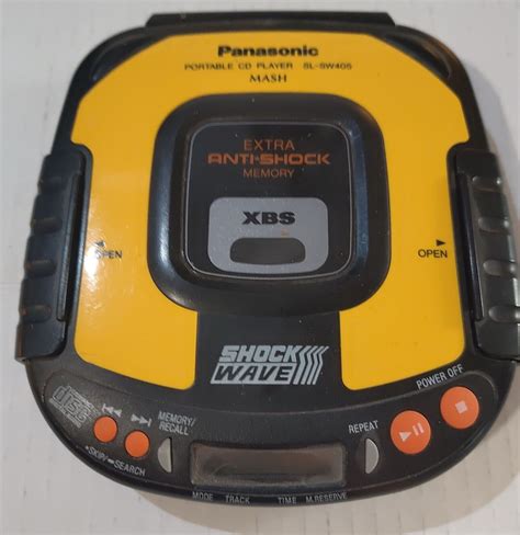 Panasonic Shock Wave Portable Cd Player Sl Sw405 Mash 1990s Vintage Ebay