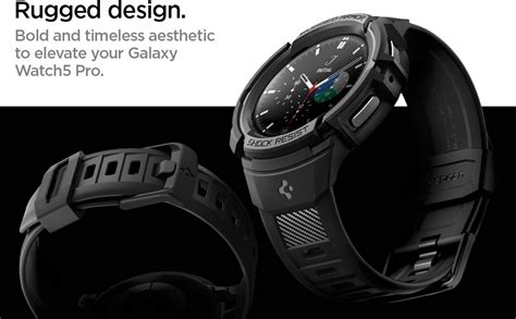 Spigen Rugged Armor Pro Armband Mit H Lle Kompatibel Mit Galaxy Watch