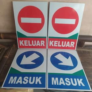 Jual Custom Rambu Lalu Lintas Masuk In Dan Keluar Out Kab Semarang