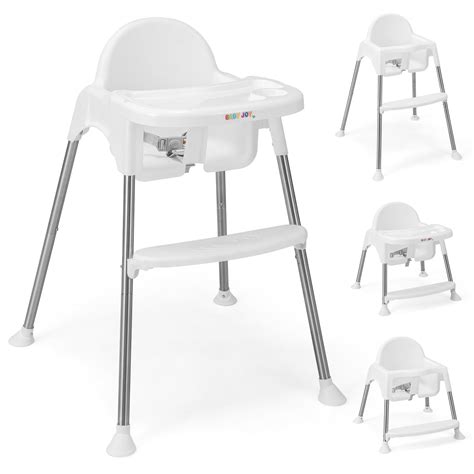 Infans 4 In 1 Convertible Baby High Chair Feeding W Removable Double