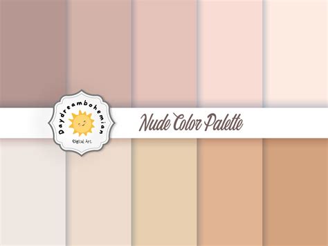 Nude Color Digital Paper Skin Tone Backgrounds Neutral Scrapbook Paper Beige Solid Color