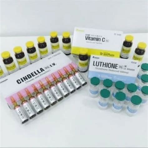 Cindella 1200mg Glutathione Skin Whitening Injections Square Seal