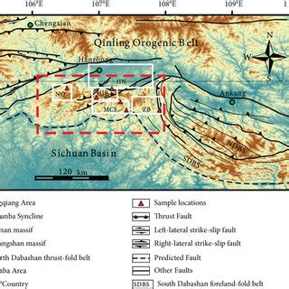 A Geological Sketch Map Of The Study Area And Sampling Location B