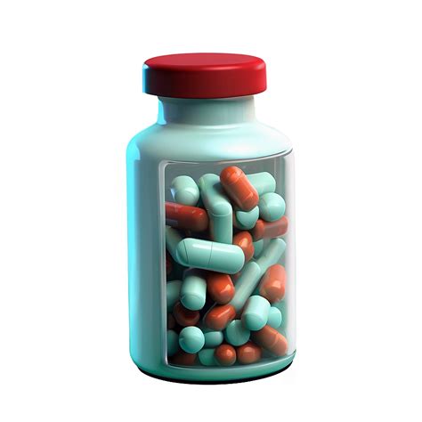 Download Cartoon Pill Bottle Png 49