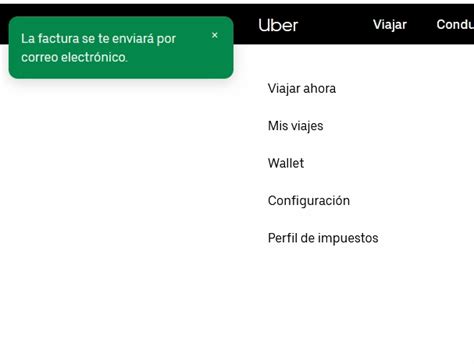 Cómo Facturar Viajes De Uber Facturación Electrónica RadarEcommerce