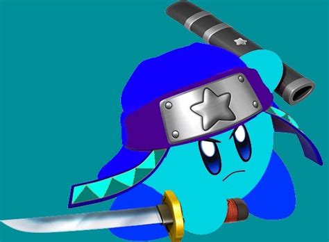 Blue Ninja Kirby By Starlight81 On Deviantart