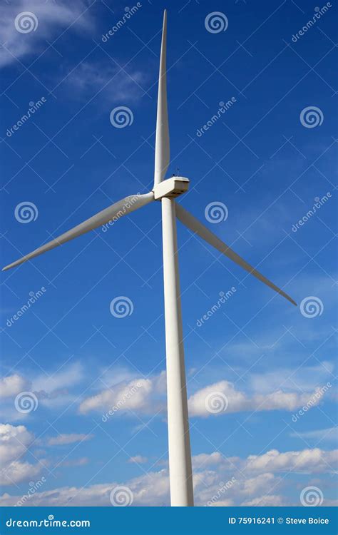 Giant Wind Turbine Blades In Montana Stock Image Image Of Large