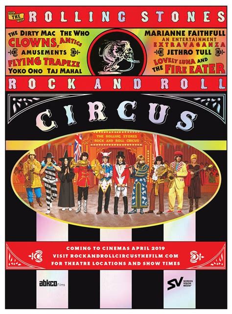 ROLLING STONES Rock and Roll Circus promo poster 1968 | Etsy