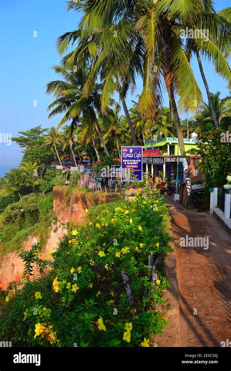 Varkala Cliff, Varkala, Kerala, India Stock Photo - Alamy