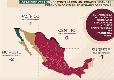 Horario estacional 2023 Qué es cuándo inicia y estados con cambio