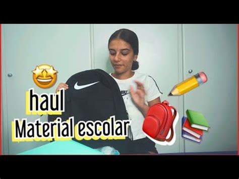 Vuelta Al Instituto Haul Material Escolar Youtube