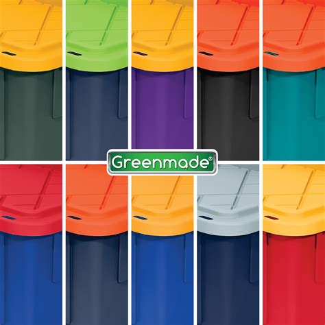 Greenmade Multi Color 27 Gallon Bin