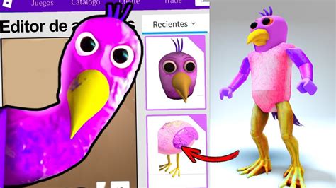 Creamos El Perfil De Opila Bird De Garten Of Banban En Roblox Youtube