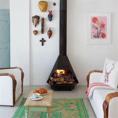 Wood Stove In Small Living Room | Baci Living Room