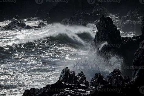 tsunami tropical hurricane on the sea 12011236 Stock Photo at Vecteezy