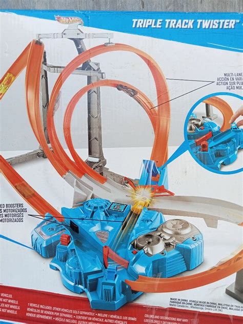 Track Hotwheels Triple Track Twister Toys Collectibles Mainan Di