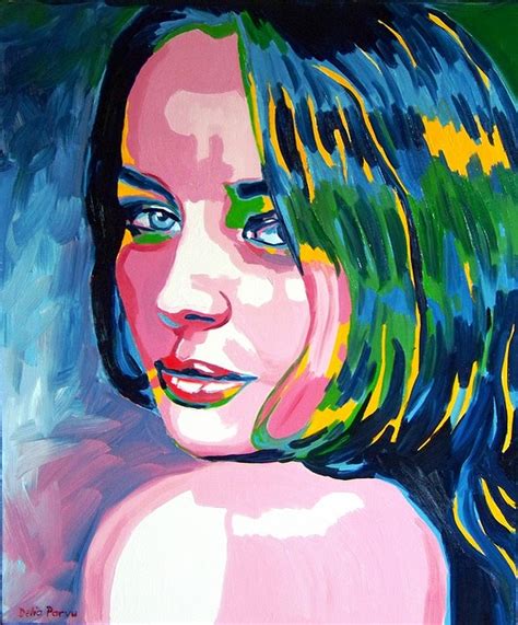 Les Fauves Woman Looking Over Shoulder By Delia Parvu Fauvist