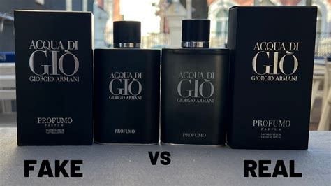 Fake Vs Real Armani Acqua Di Gi Profumo Perfume The New Perfume