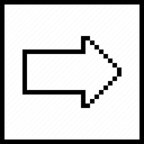 Rightsquarearrowpixel Artdirection Icon Download On Iconfinder