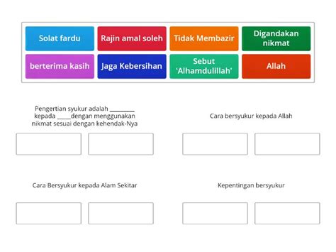 Mari Bersyukur Tahun Isi Tempat Kosong Dengan Jawapan Yang Betul