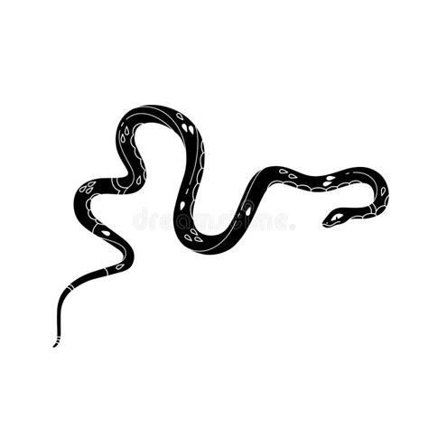 Long Snake Drawing Line Stock Illustrations 126 Long Snake Drawing