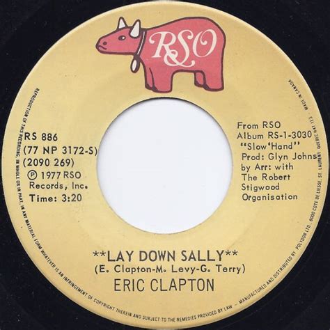 CKSO AM, FM & TV | Record Labels (45 RPM) | Lay Down Sally - Eric Clapton