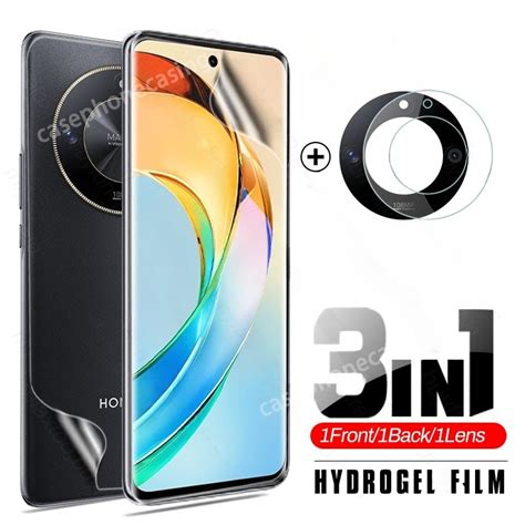 For Honor X9b X 9b X9 B Honorx9b 5g Hydrogel Film Film 2023 3in1 Front Back Camera Glass Screen