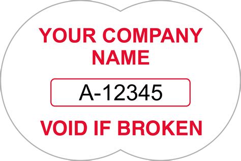 Destructible Quality Control Seals Custom Security Seals