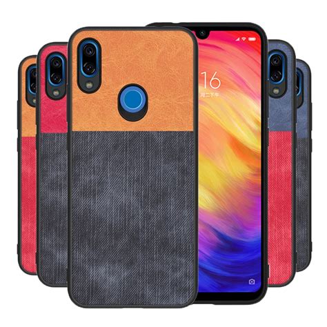 For Xiaomi Redmi Note 7 Case Redmi 7 Silicone Soft Fabric Tpu Bumper Shockproof Back Cover For