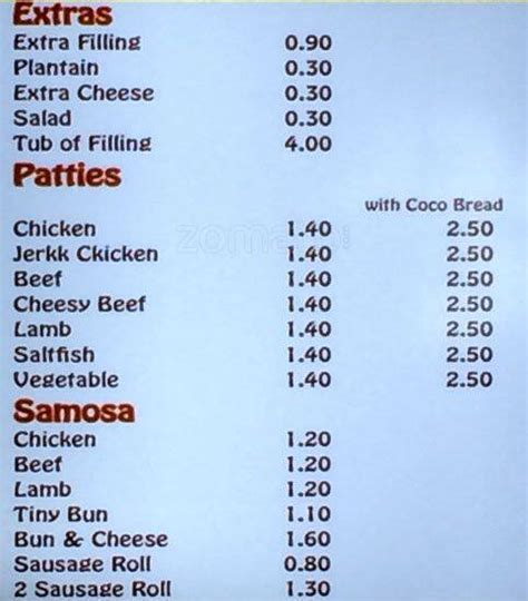 Menu at Bagel King fast food, London, 280 Walworth Road