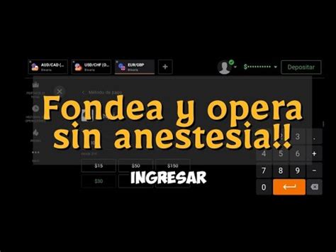 C Mo Fondear Y Operar Una Cuenta De En Iq Option Youtube