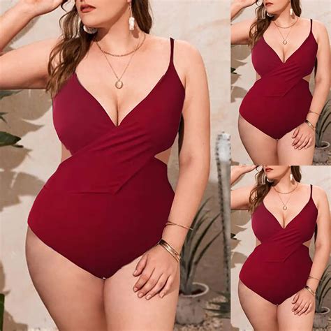 Fashion Lace Up Womens Sexy Bikini Swimsuit One Piece Sexy Summer