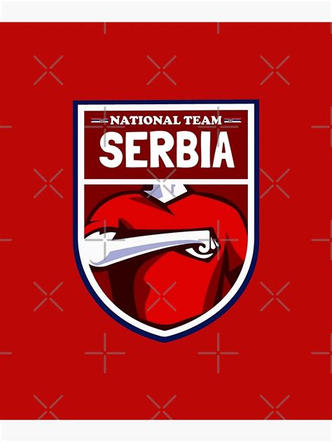 "Serbia National Team Logo" Poster for Sale by Salukeart | Redbubble