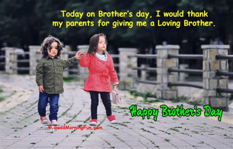 100+ Brothers Day Wishes & Quotes - Caption For Brother - Good Morning Fun