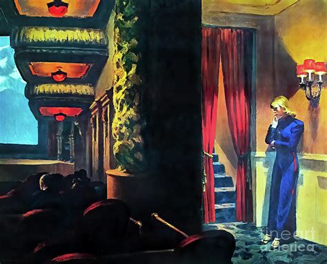 New York Movie 1939 Painting By Edward Hopper Pixels