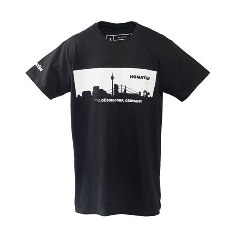 T Shirt D Sseldorf Black Komatsu Merchandise Shop Official