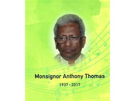 A tribute to Monsignor Anthony Thomas from Mantin