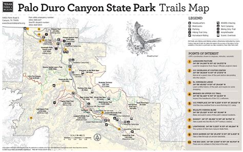 Palo Duro Canyon State Park Map - Living Room Design 2020