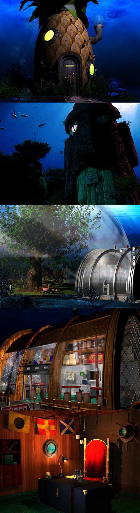 Bikini Bottom In 3D 9GAG