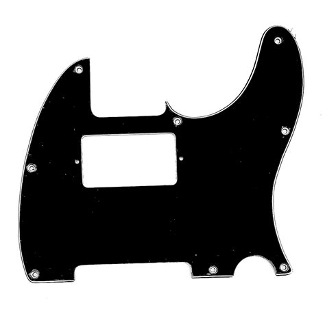 Black 3 Ply 8 Holes Pickguard For Telecaster With Humbucker Reverb