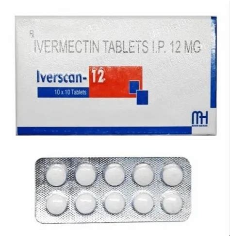 Iverscan Ivermectin 12mg Packaging Type Blister Packaging Size