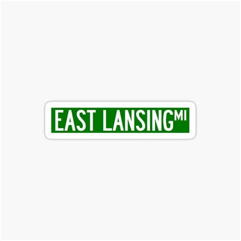 East Lansing Stickers Redbubble