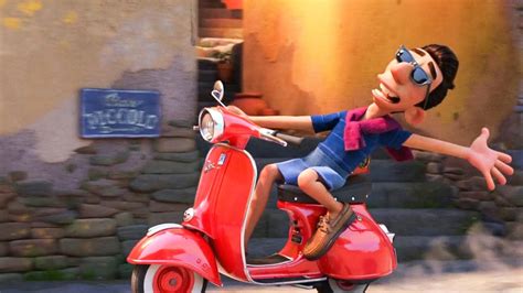 Pixar LUCA Ercole Vespa Scene Movie Clip Disney 4K YouTube