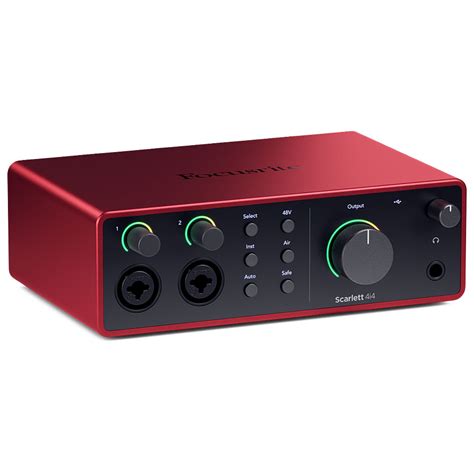 Focusrite Scarlett 4i4 4th Gen Audio Interface