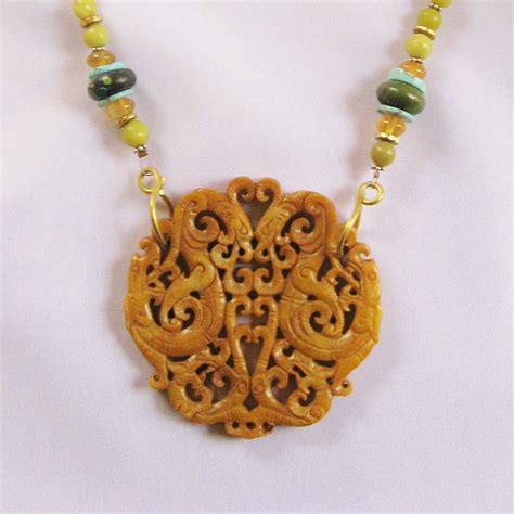 Chinese DRAGON Amulet Necklace - Etsy