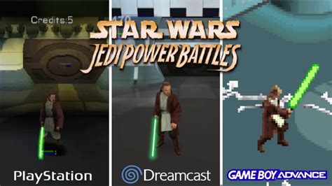 Star Wars Episode I Jedi Power Battles 2000 PS1 Vs Dreamcast Vs GBA