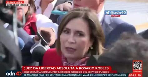 Juez Da Libertad Absoluta A Rosario Robles Por Caso De La Estafa Maestra