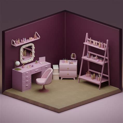 Preview Sims 4 Pink Vanity Set SNOOTYSIMS SIMS 4 CC In 2024 Pink