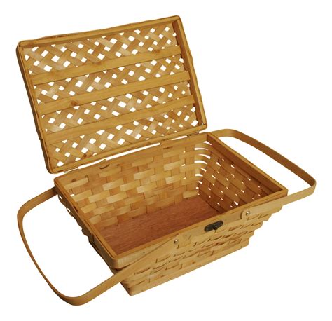 August Grove Wicker Picnic Basket Wayfair