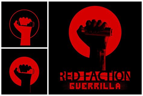 Red Faction: Guerrilla Logo Redesign (personal) « Michael Curtin / Interface